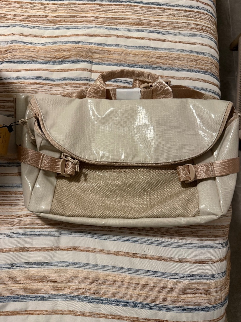 CALPAK Terra Sling Bag in White Sands